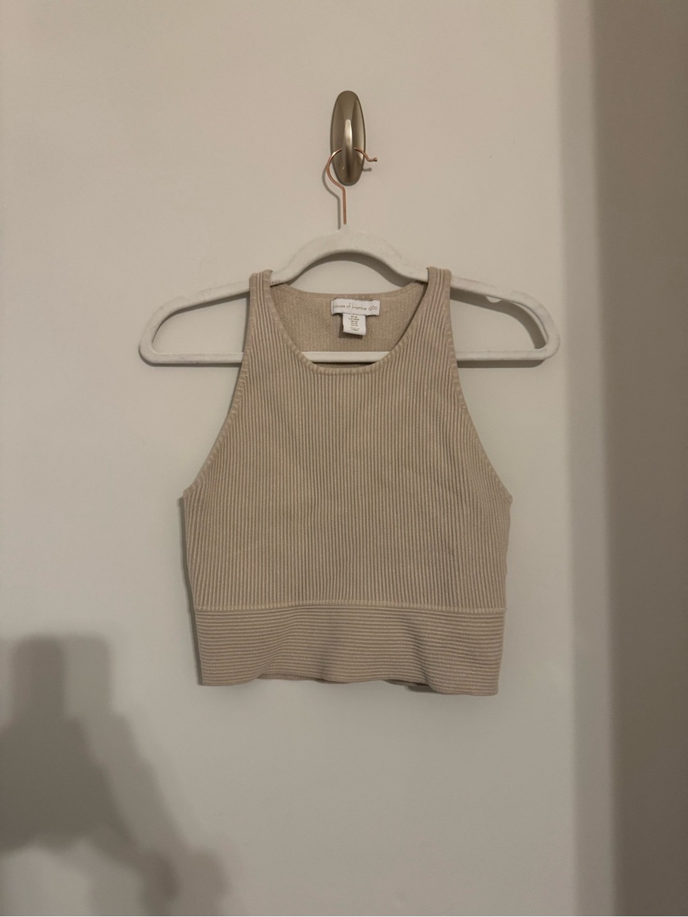 NWOT House of Harlow Ribbed Crop Top